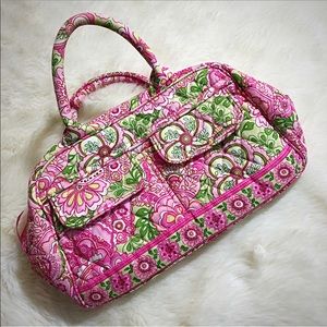 VERA BRADLEY Bowler Bag in Petal Pink